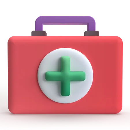 First Aid Box  3D Icon