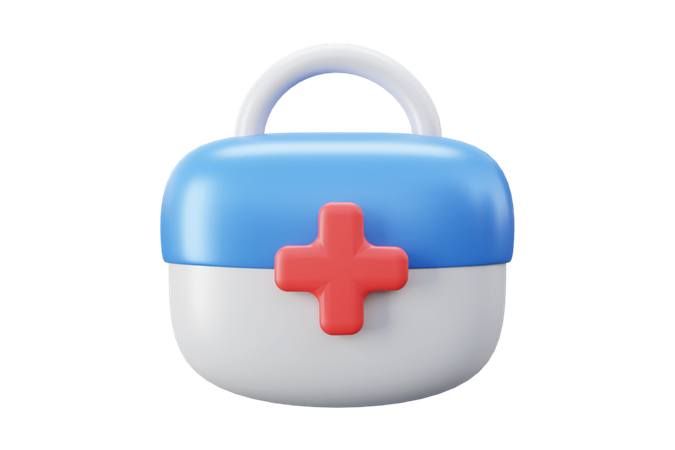 First Aid Box  3D Icon