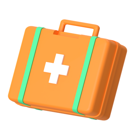 First Aid Box  3D Icon