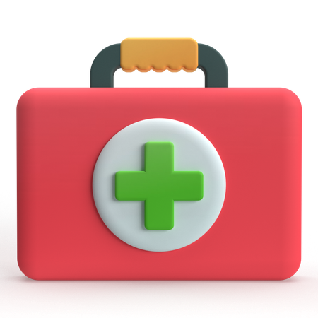 First Aid Box  3D Icon