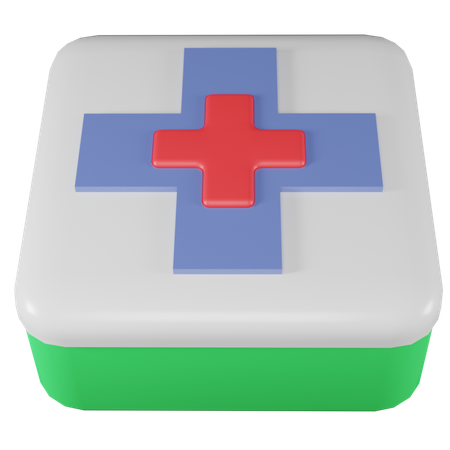 First Aid Box  3D Icon