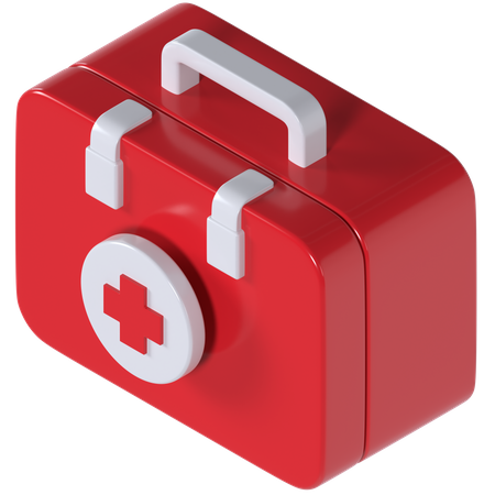 First Aid Box  3D Illustration