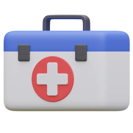 First Aid Box 3 D Icon Illustration 3D Icon