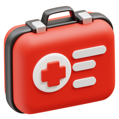 First Aid Kit  3D Icon