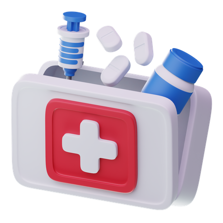 First Aid Kit  3D Icon