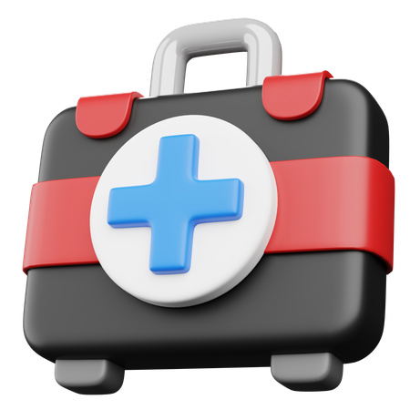First Aid Kit  3D Icon