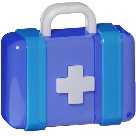 First Aid Kit  3D Icon