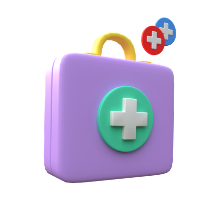 First Aid Kit  3D Icon