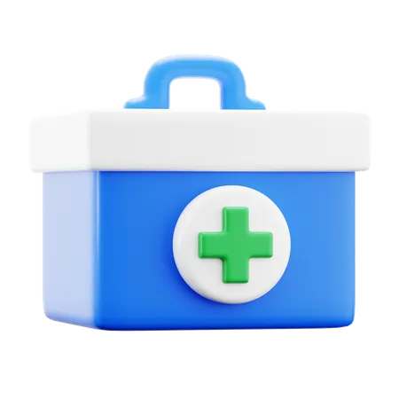 First Aid Kit  3D Icon