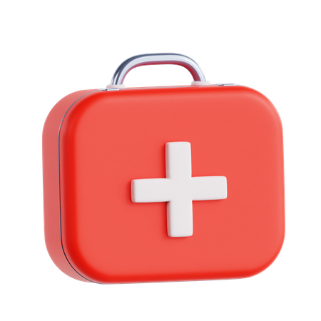 First Aid Kit  3D Icon