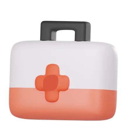 First Aid Kit  3D Icon