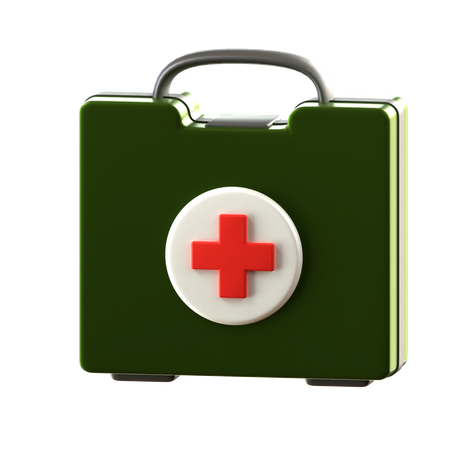 First Aid Kit  3D Icon