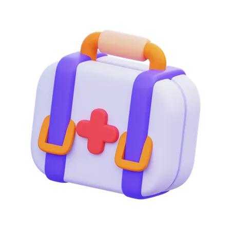 First Aid Kit  3D Icon