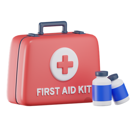 First Aid Kit  3D Icon