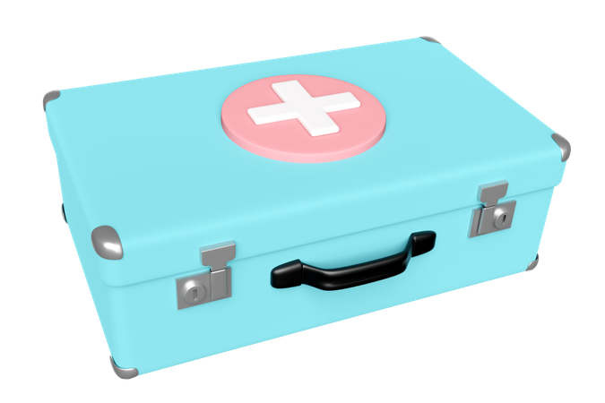 First Aid Kit  3D Icon