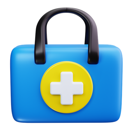 First Aid Kit  3D Icon