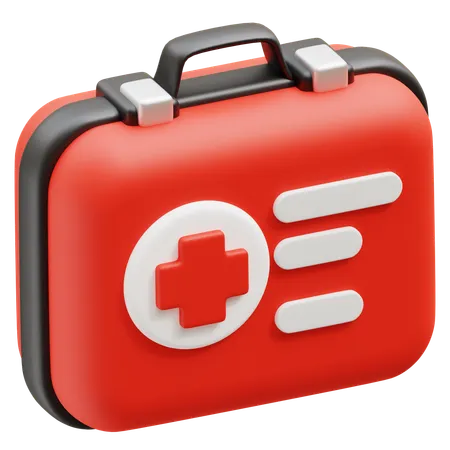 First Aid Kit  3D Icon