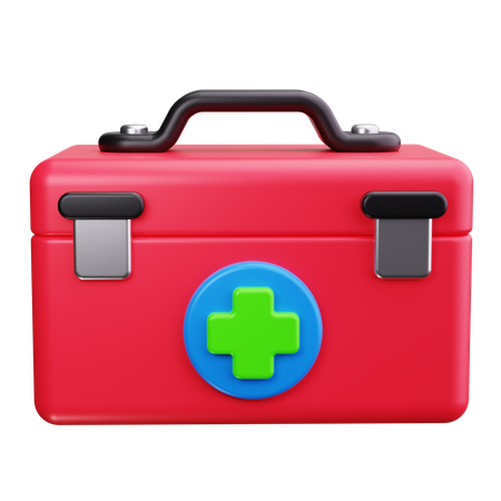 First Aid Kit  3D Icon