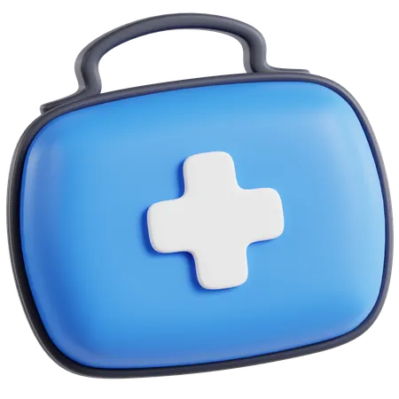 First Aid Kit  3D Icon