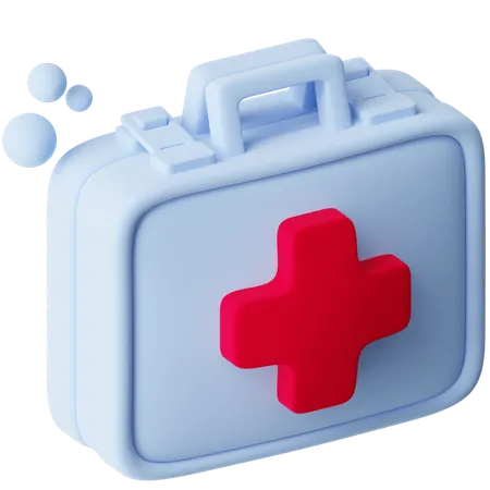 First Aid Kit  3D Icon