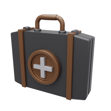 First Aid Kit  3D Icon