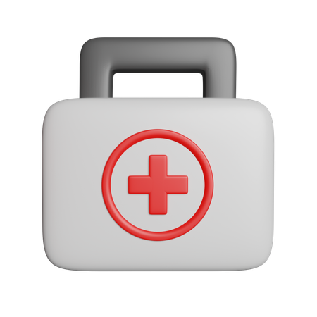 First Aid Kit  3D Icon