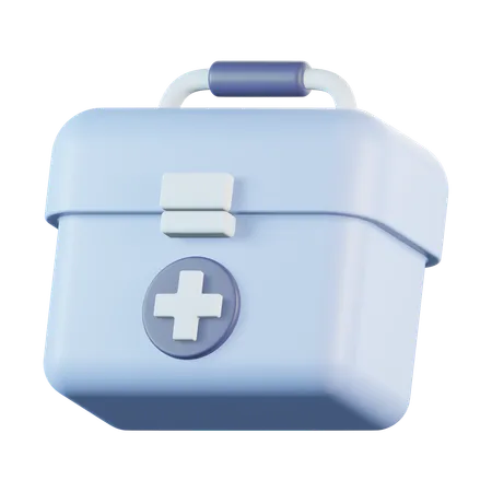 First Aid Kit  3D Icon