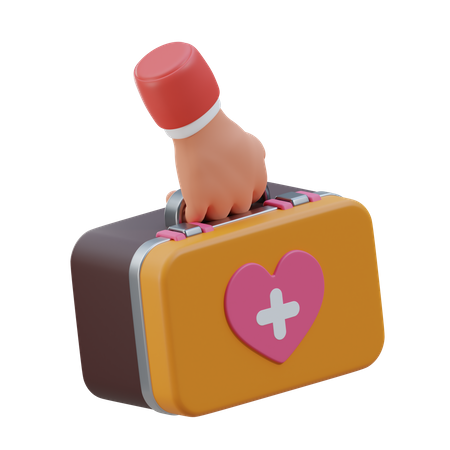 First Aid Kit  3D Icon