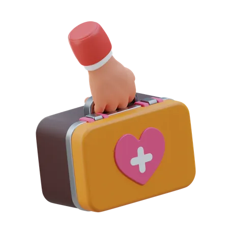 First Aid Kit  3D Icon