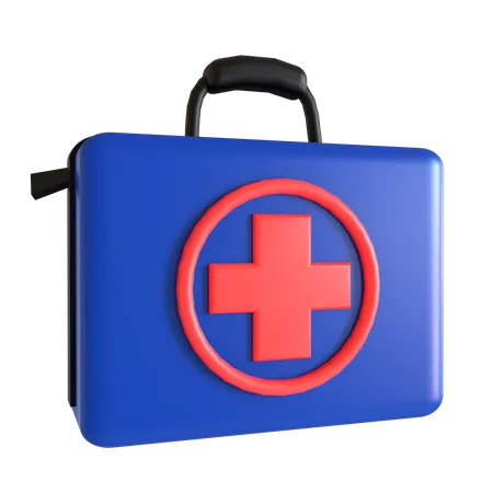 First Aid Kit  3D Icon