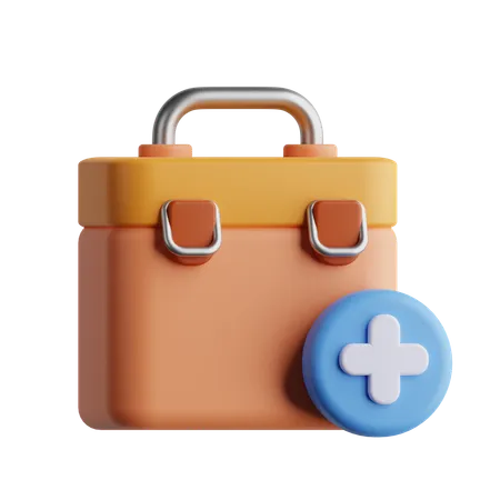 First Aid Kit  3D Icon