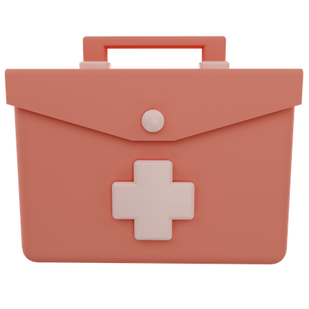 First Aid Kit  3D Icon