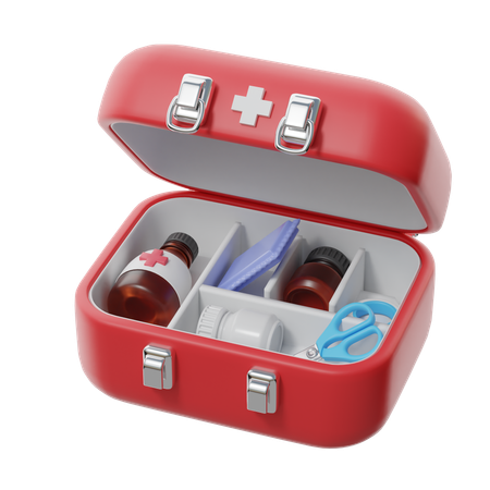 First Aid Kit  3D Icon