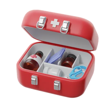 First Aid Kit  3D Icon