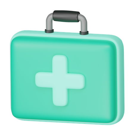 First Aid Kit  3D Icon