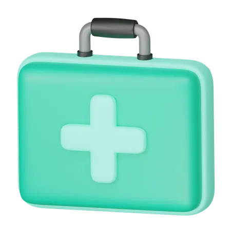 First Aid Kit  3D Icon