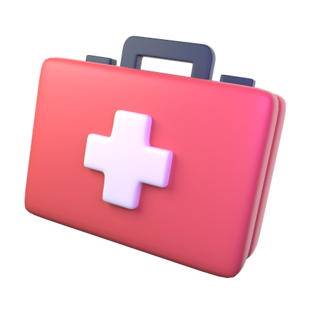 First Aid Kit  3D Icon