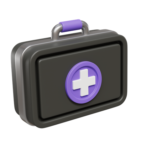 First Aid Kit  3D Icon