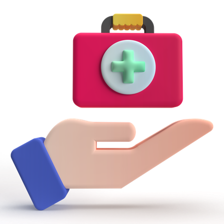 First Aid Kit  3D Icon