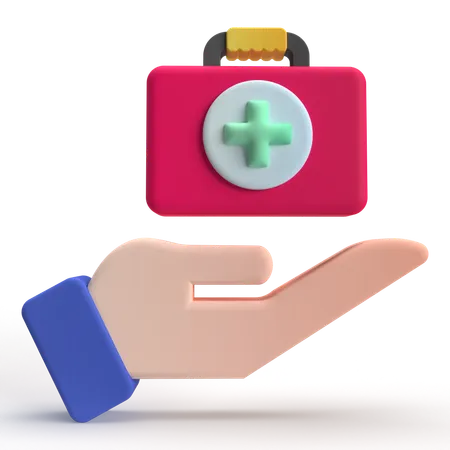 First Aid Kit  3D Icon