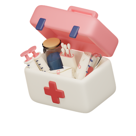 First aid kit  3D Icon