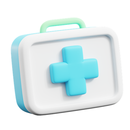 First Aid Kit  3D Icon