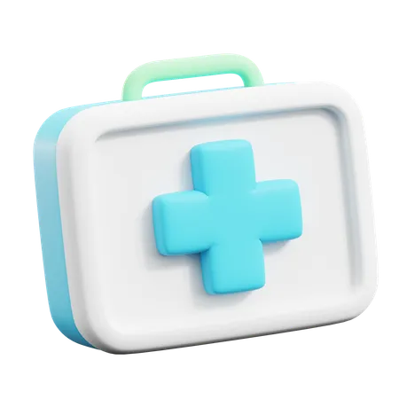 First Aid Kit  3D Icon