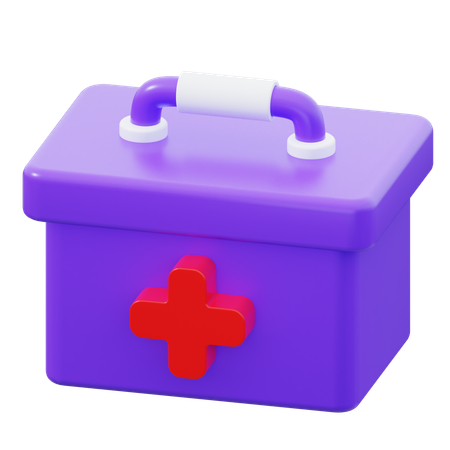 First Aid Kit  3D Icon