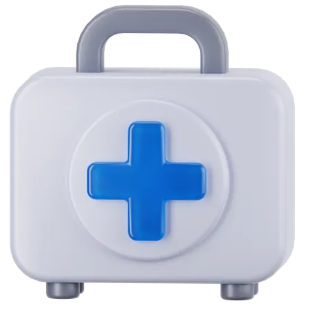 First Aid Kit  3D Icon