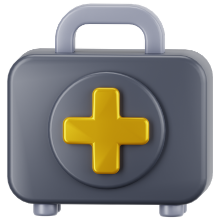 First Aid Kit  3D Icon