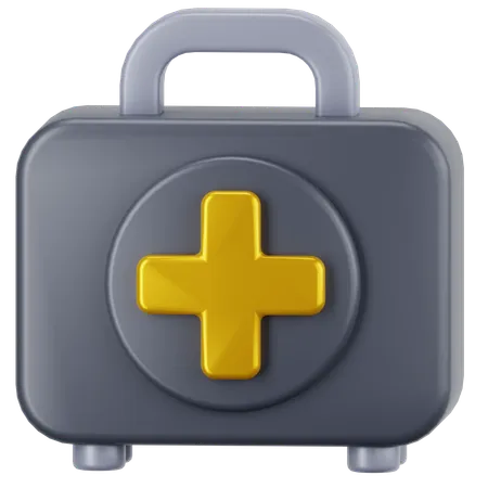 First Aid Kit  3D Icon