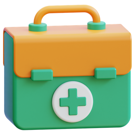 First aid kit  3D Icon