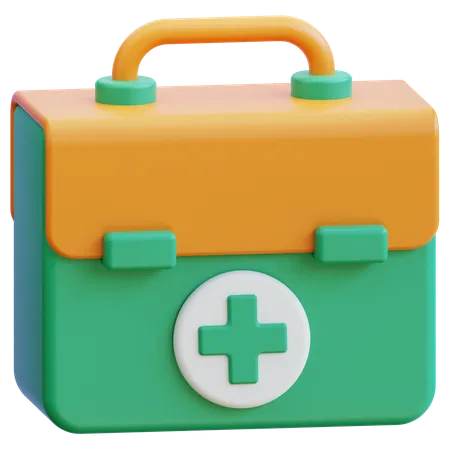 First aid kit  3D Icon