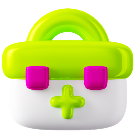 First Aid Kit  3D Icon